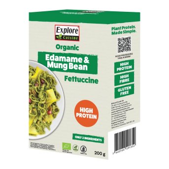 Organic Edamame & Mung Bean Fettuccine Explore Cuisine 6x200g
