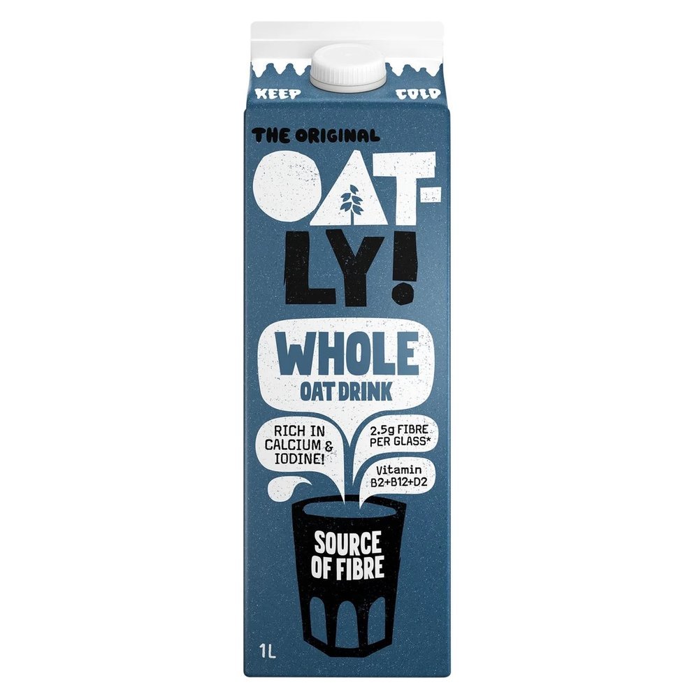 Whole Oat Drink (calcium & vitamins) Oatly 6x1l