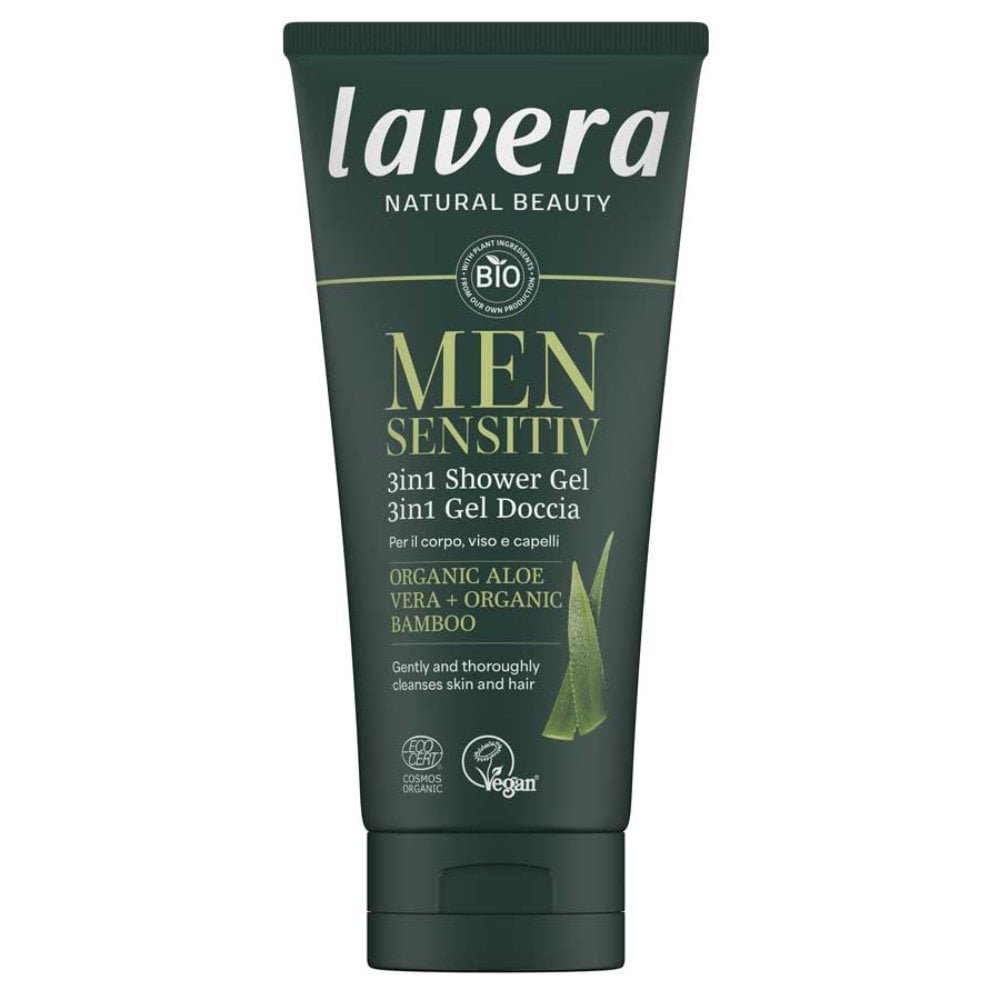 Men's 3 in 1 Shower Gel Lavera 4x200ml Men's 3 in 1 Shower Gel Lavera 4x200ml