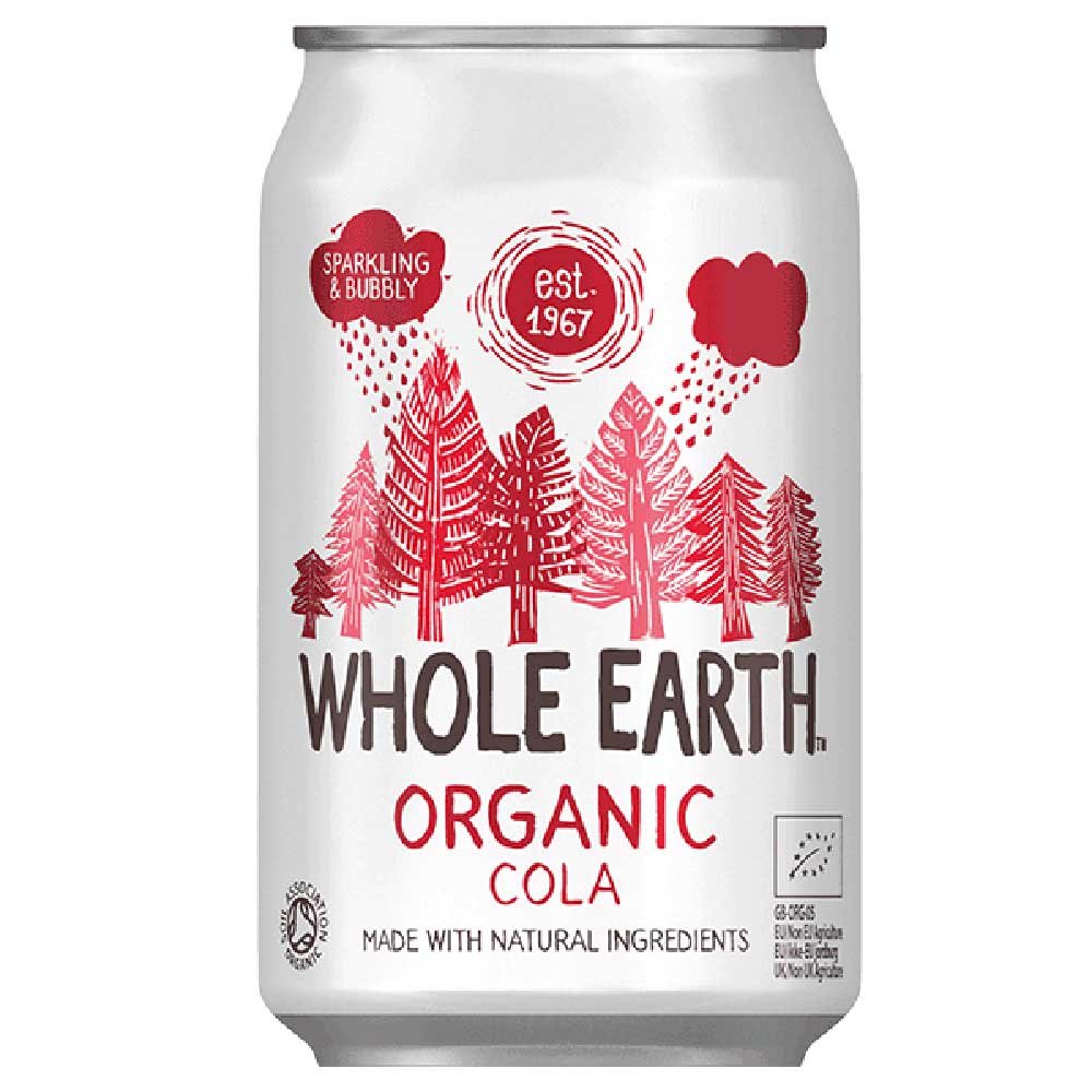 Organic Cola - cans Whole Earth 330ml Organic Cola - cans Whole Earth 330ml
