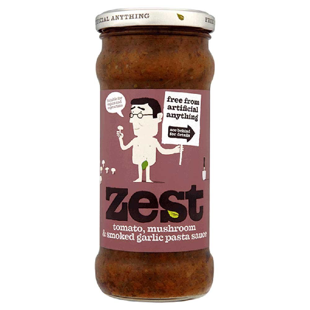 Tom, Mushroom, Smoke Garlic Pasta Sauce Zest 340g