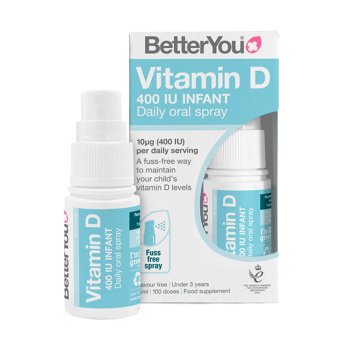 D400 Infant Vitamin D Oral Spray BetterYou 6x15ml D400 Infant Vitamin D Oral Spray BetterYou 6x15ml