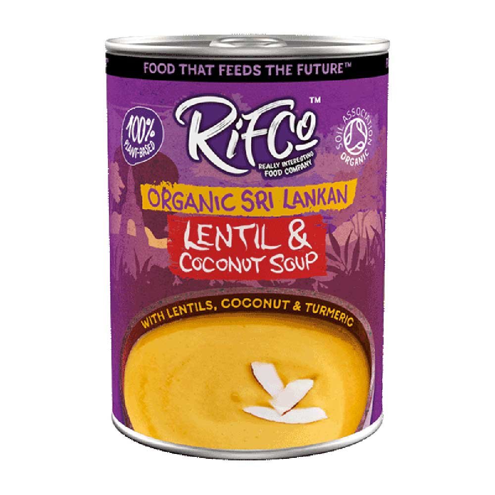 Organic Sri Lankan Lentil & Coconut Soup RIFCo 400g