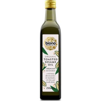 Organic Toasted Sesame Oil Biona 6x250ml Organic Toasted Sesame Oil Biona 6x250ml