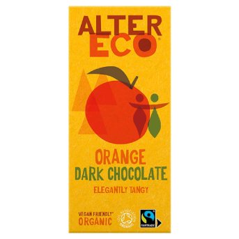 Organic Orange Dark Chocolate Bar Alter Eco 100g Organic Orange Dark Chocolate Bar Alter Eco 100g