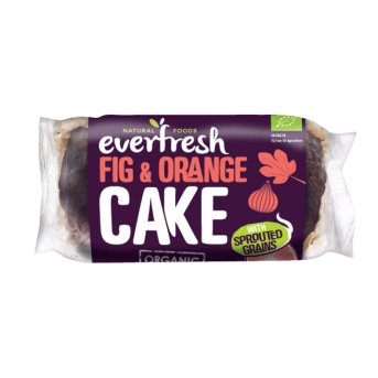 Organic Fig & Orange Cake - Sprouted Everfresh 350g Organic Fig & Orange Cake - Sprouted Everfresh 350g