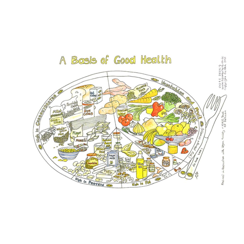 Children's Colouring Plate Liz Cook Charts 1