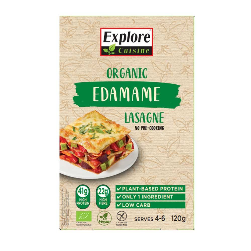 Organic Edamame Lasagne Explore Cuisine 120g