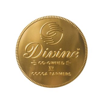 Milk Chocolate Giant Coin Divine 12x58g Milk Chocolate Giant Coin Divine 12x58g