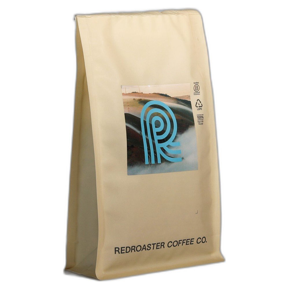 Organic Decaffeinated - ziplock cafetière ground Red Roaster 6x200g