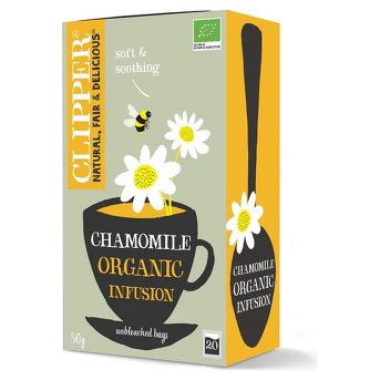 Organic Chamomile Infusion Clipper 6x20bags Organic Chamomile Infusion Clipper 6x20bags