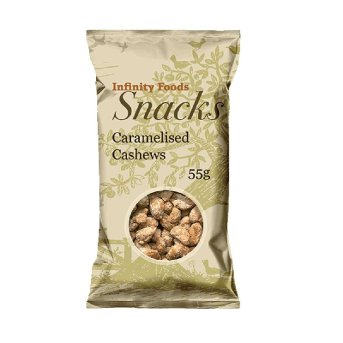 Caramelised Cashews Infinity Foods 55g