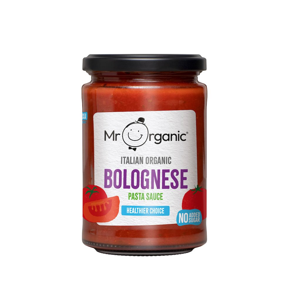Organic Bolognese Pasta Sauce Mr Organic 350g Organic Bolognese Pasta Sauce Mr Organic 350g