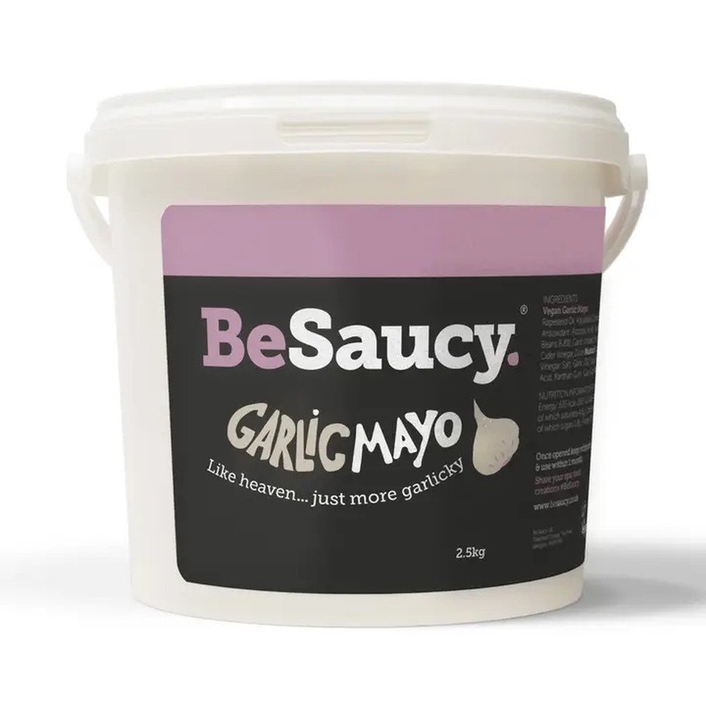 Vegan Garlic Mayo - tub BeSaucy 2.5kg
