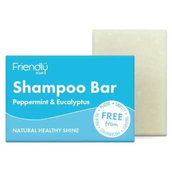 Peppermint & Eucalyptus Shampoo Bar Friendly Soap 6x95g Peppermint & Eucalyptus Shampoo Bar Friendly Soap 6x95g