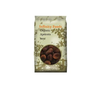 Organic Apricots Whole Infinity Foods 500g