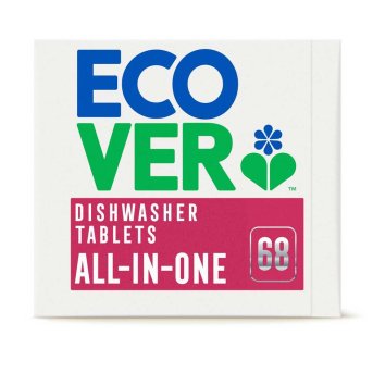 All in One Dishwasher Tablets - large Ecover 72pack All in One Dishwasher Tablets - large Ecover 72pack