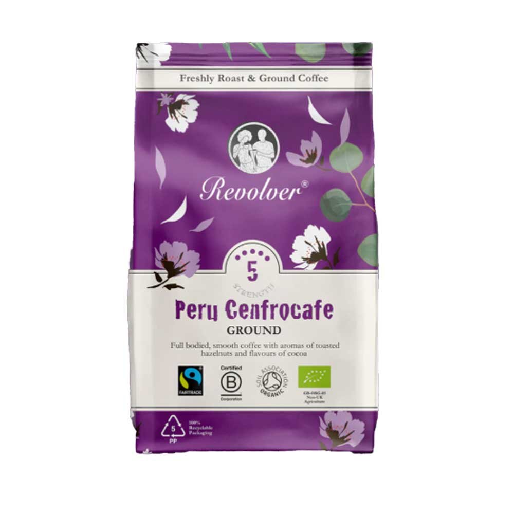 Organic Peru Ground Coffee Revolver 6x200g Organic Peru Ground Coffee Revolver 6x200g