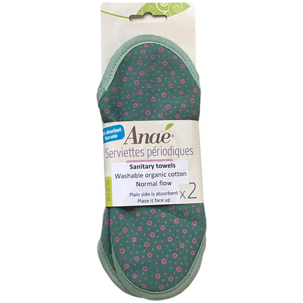 Organic Medium Flow Cotton Washable Sanitary Towels - Circle