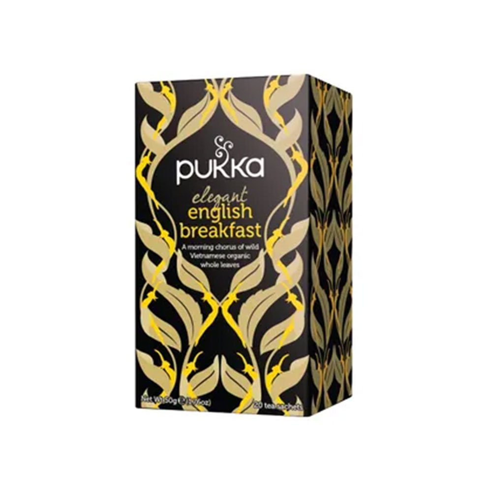 Organic Elegant English Breakfast Pukka 20bgs