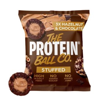 Hazelnut & Chocolate Protein Balls - Stuffed The Protein Ball Co. 10x36g Hazelnut & Chocolate Protein Balls - Stuffed The Protein Ball Co. 10x36g