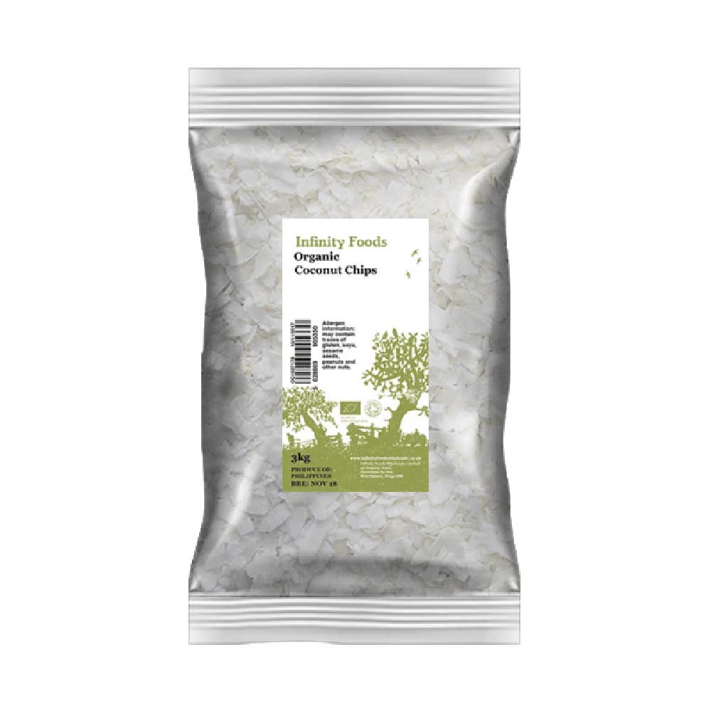 Organic Coconut Chips Infinity Foods 3kg