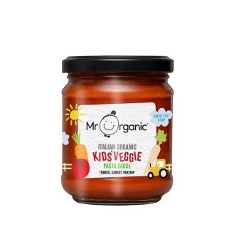Organic Kids' Veggie Pasta Sauce - tomato carrot parsnip Mr Organic 200g