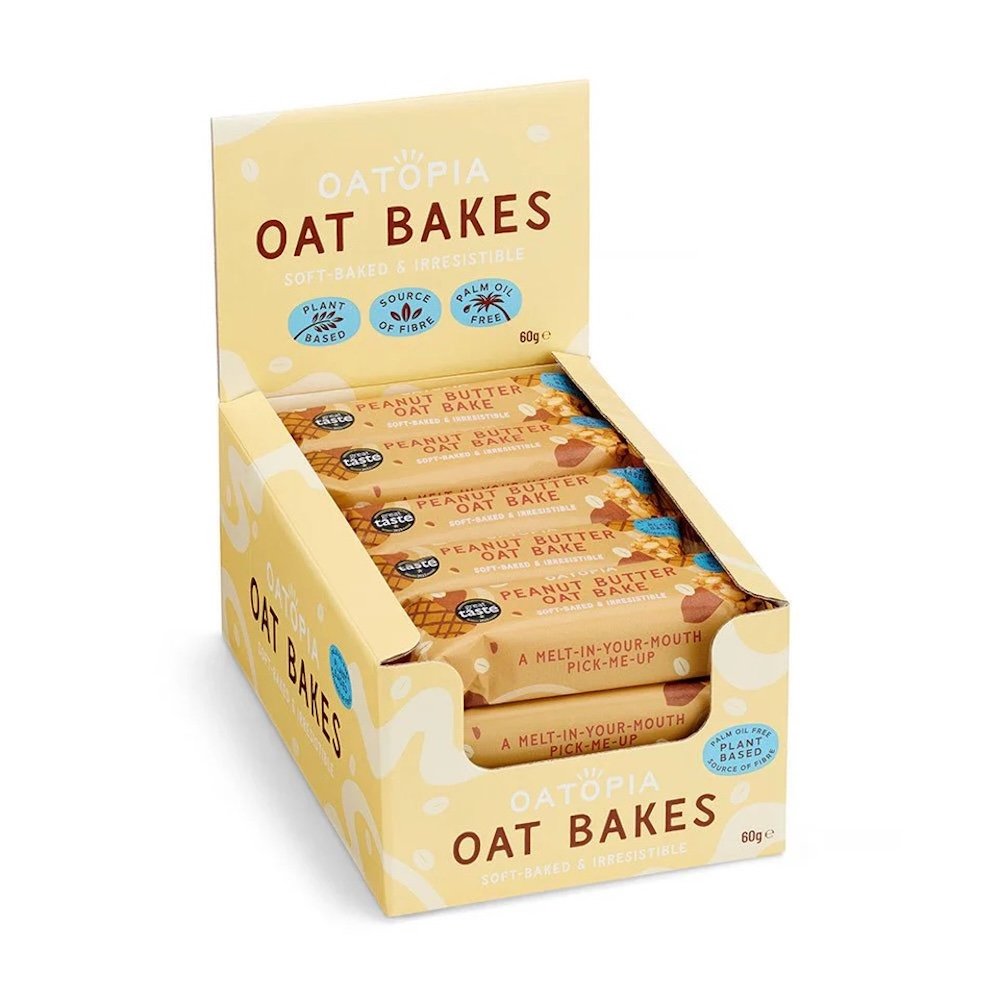 Peanut Butter Oat Bake Oatopia 15x60g Peanut Butter Oat Bake Oatopia 15x60g