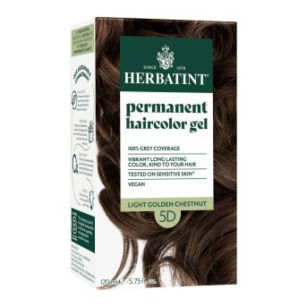 5D - Light Golden Chestnut - Hair Colour Herbatint 1x1pack 5D - Light Golden Chestnut - Hair Colour Herbatint 1x1pack