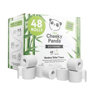 48 Toilet Rolls - Silky Soft - 3 ply - 200 sheets Cheeky Pan 48 Toilet Rolls - Silky Soft - 3 ply - 200 sheets Cheeky Pan