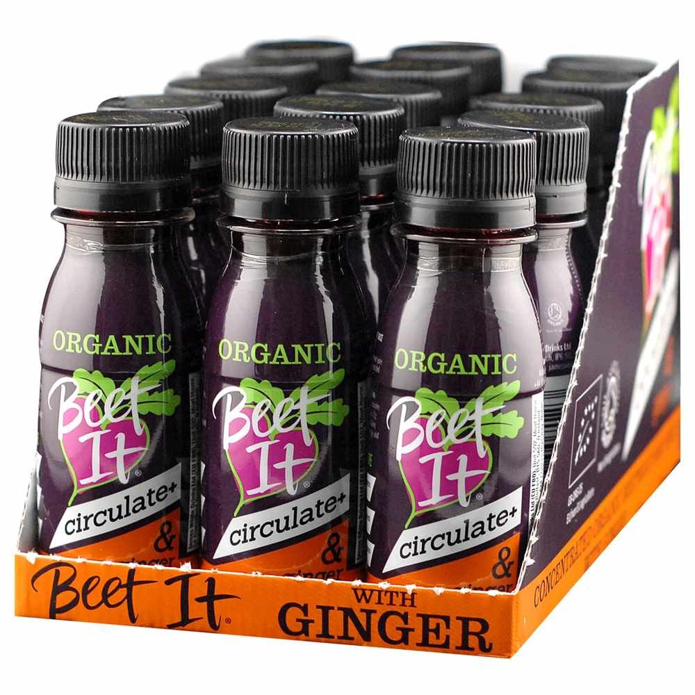 Organic Beet It & Ginger - Shot - conc. beetroot juice - plastic James White 15x70ml Organic Beet It & Ginger - Shot - conc. beetroot juice - plastic James White 15x70ml