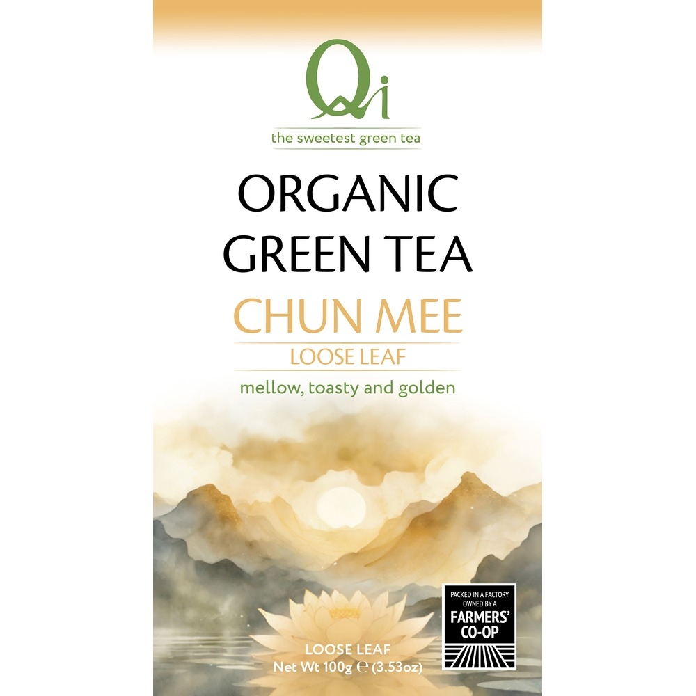Organic Green Tea Loose (Chun Mee) Qi 6x100g