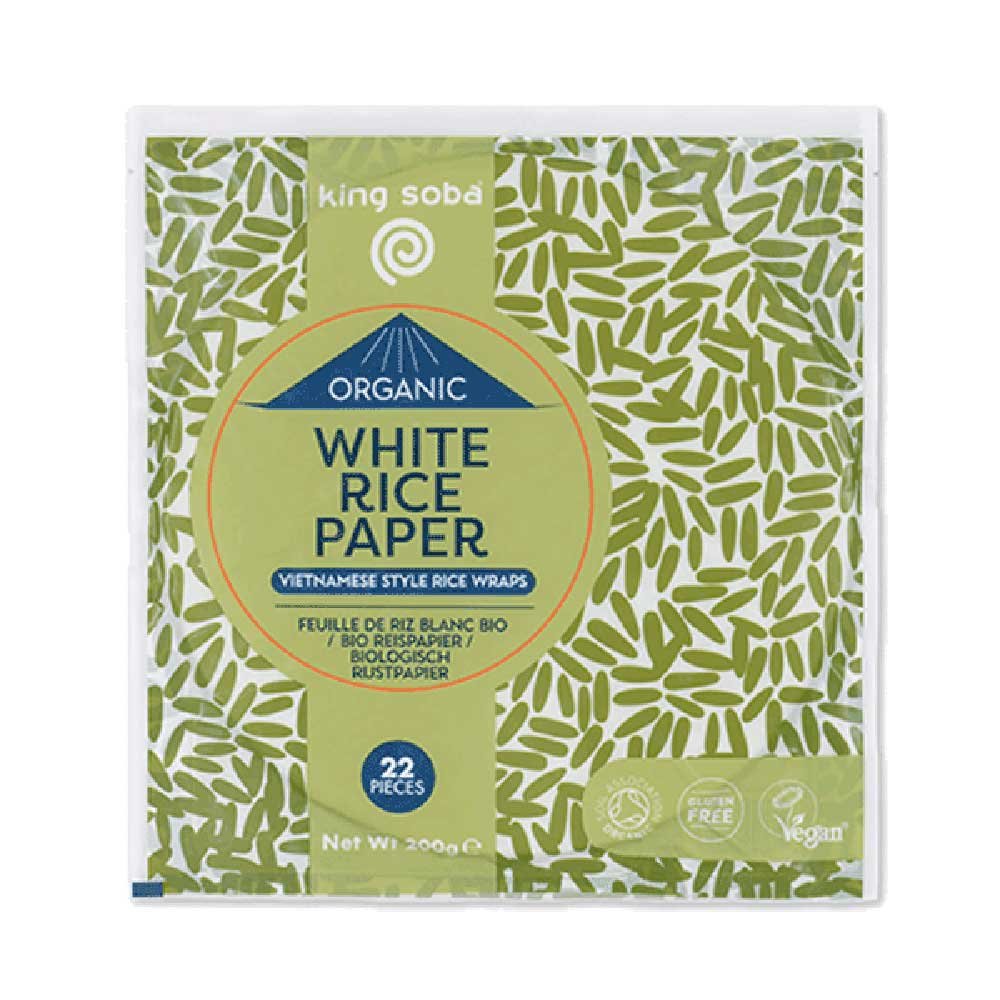 Organic White Rice Paper King Soba 200g Organic White Rice Paper King Soba 200g