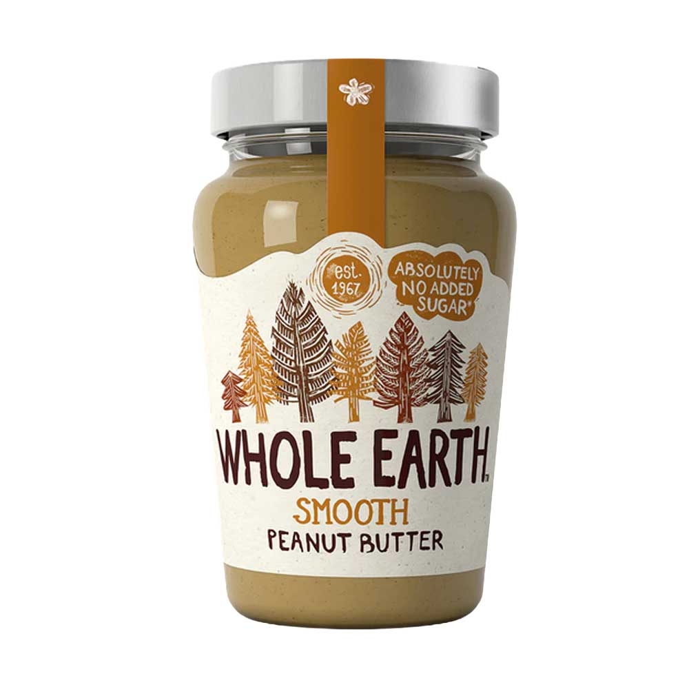 Original Peanut Butter Smooth Whole Earth 6x340g