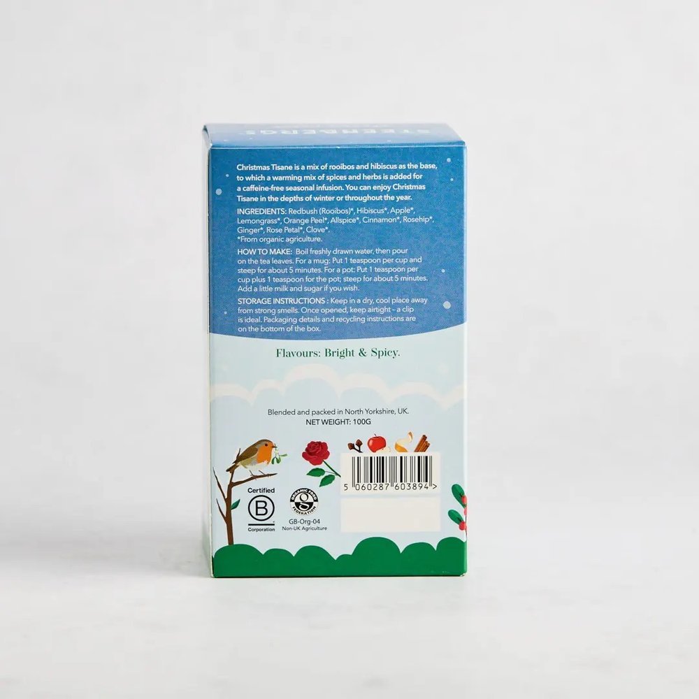 Organic Christmas Tisane Steenbergs 4x100g Organic Christmas Tisane Steenbergs 4x100g