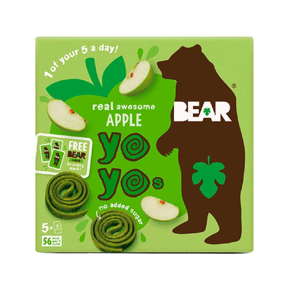 Multipack Apple Yoyo Fruit Rolls Bear 5x20g Multipack Apple Yoyo Fruit Rolls Bear 5x20g
