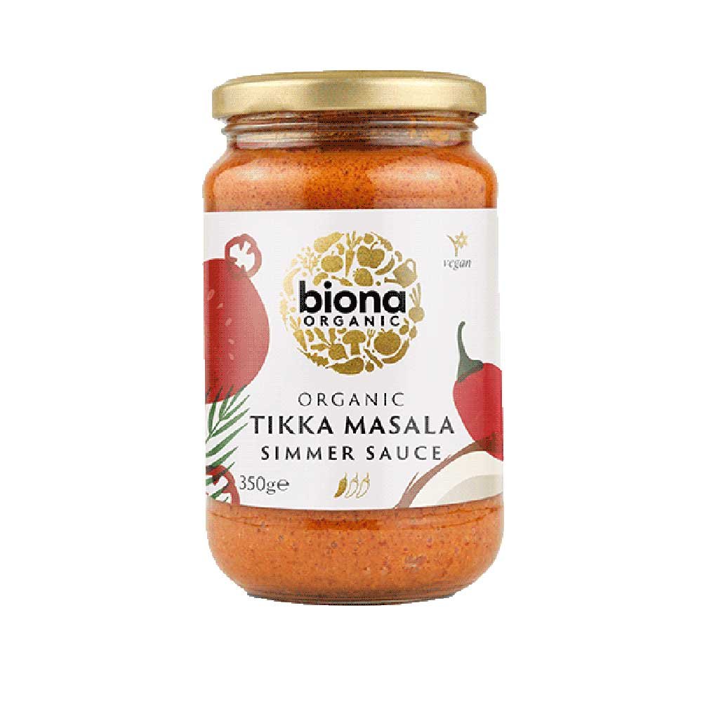 Organic Tikka Masala Simmer Sauce Biona 350g Organic Tikka Masala Simmer Sauce Biona 350g