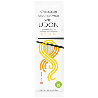 Organic Wide Udon Noodles Clearspring 200g