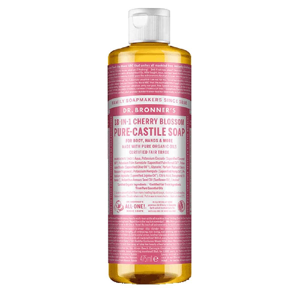 Organic Cherry Blossom Liquid Soap (1/2 case) Dr. Bronner 47