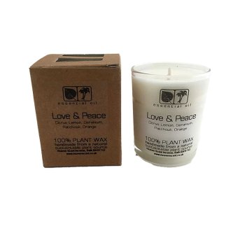 Love & Peace Votive 9cl Candle Heaven Scent 1pack Love & Peace Votive 9cl Candle Heaven Scent 1pack