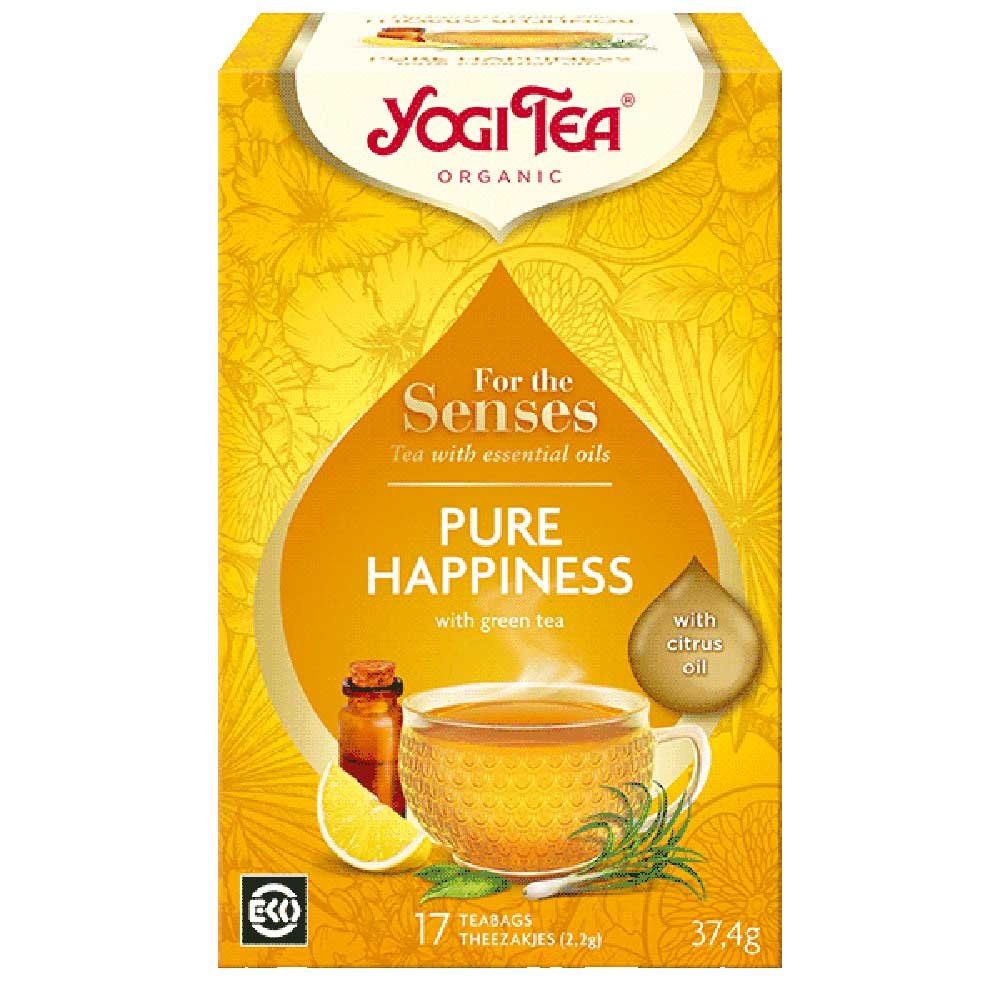 Organic Pure Happiness Tea Yogi Tea 17bgs