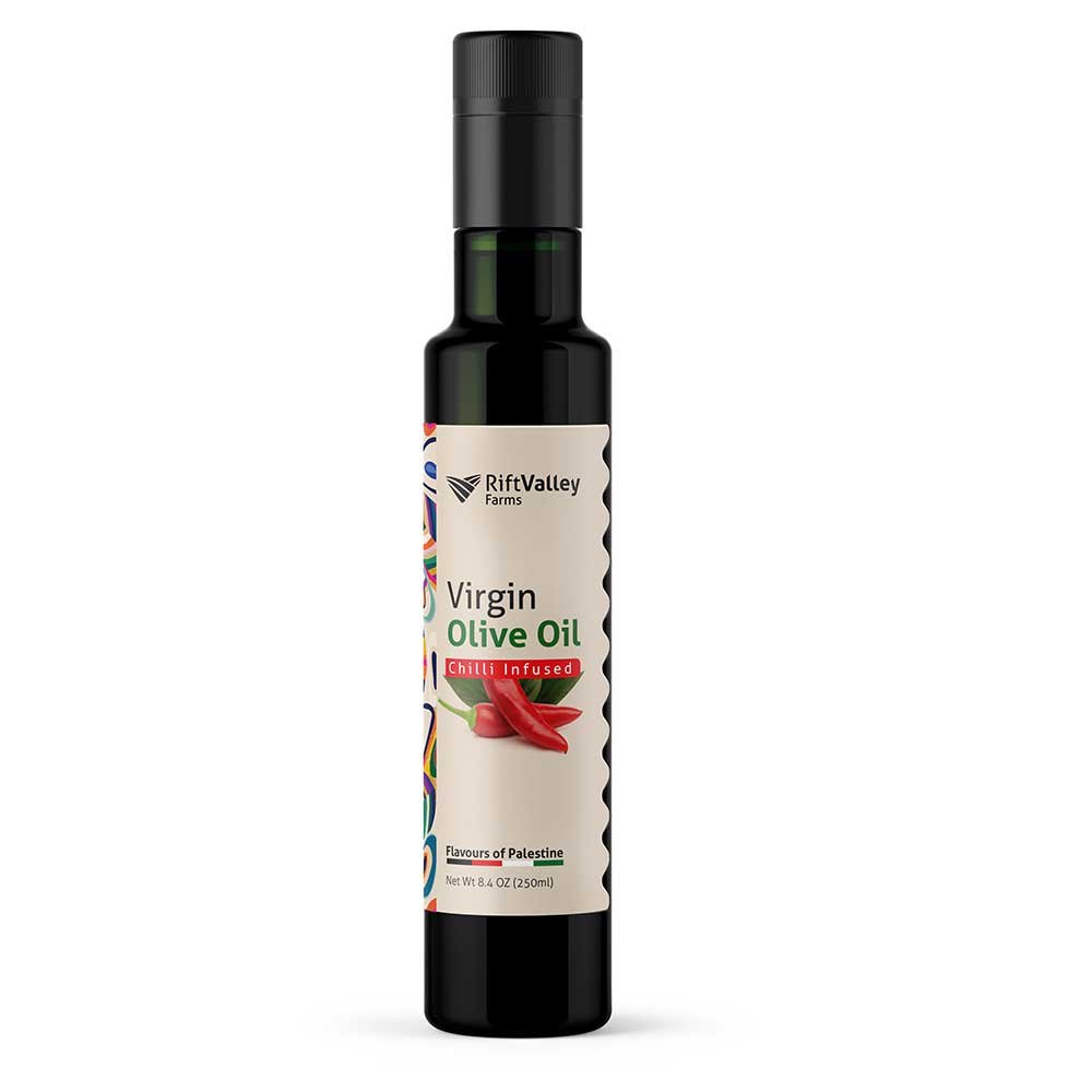 Virgin Olive Oil Chilli Infused Rift Valley Farms 12x250ml