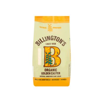 Organic Golden Caster Sugar Billingtons 500g Organic Golden Caster Sugar Billingtons 500g