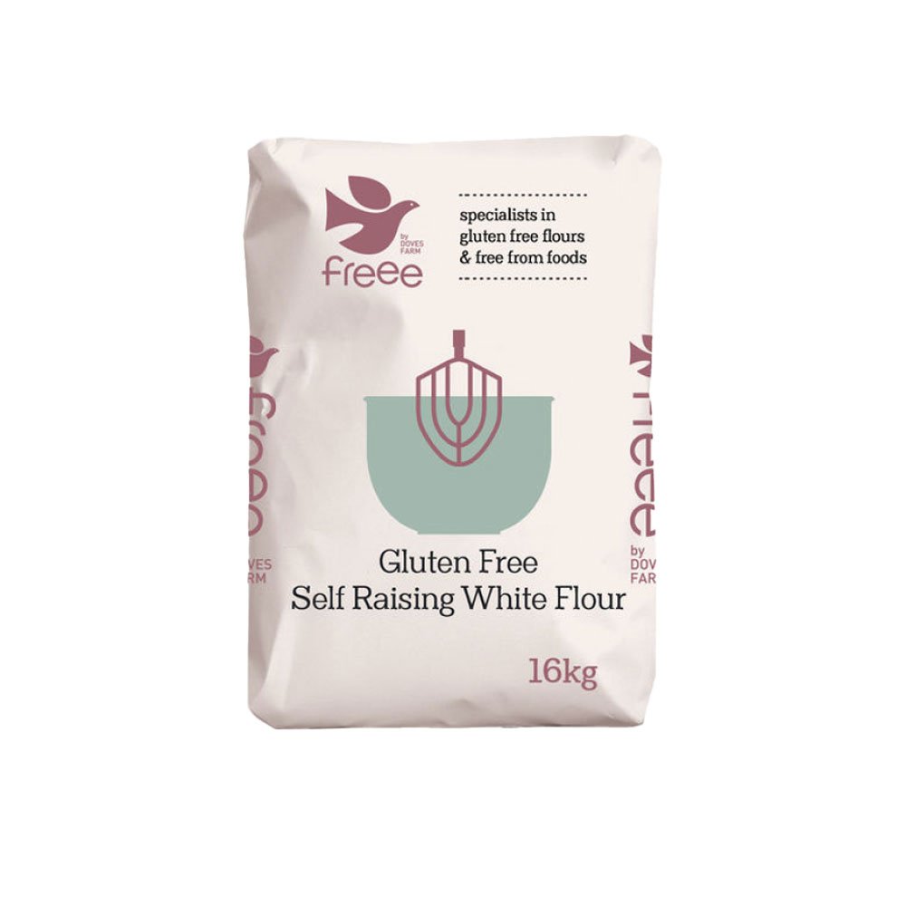 Sack Gluten-free Self-Raising White Flour Freee from Doves F