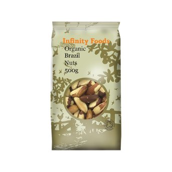 Organic Brazil Nuts Infinity Foods 500g