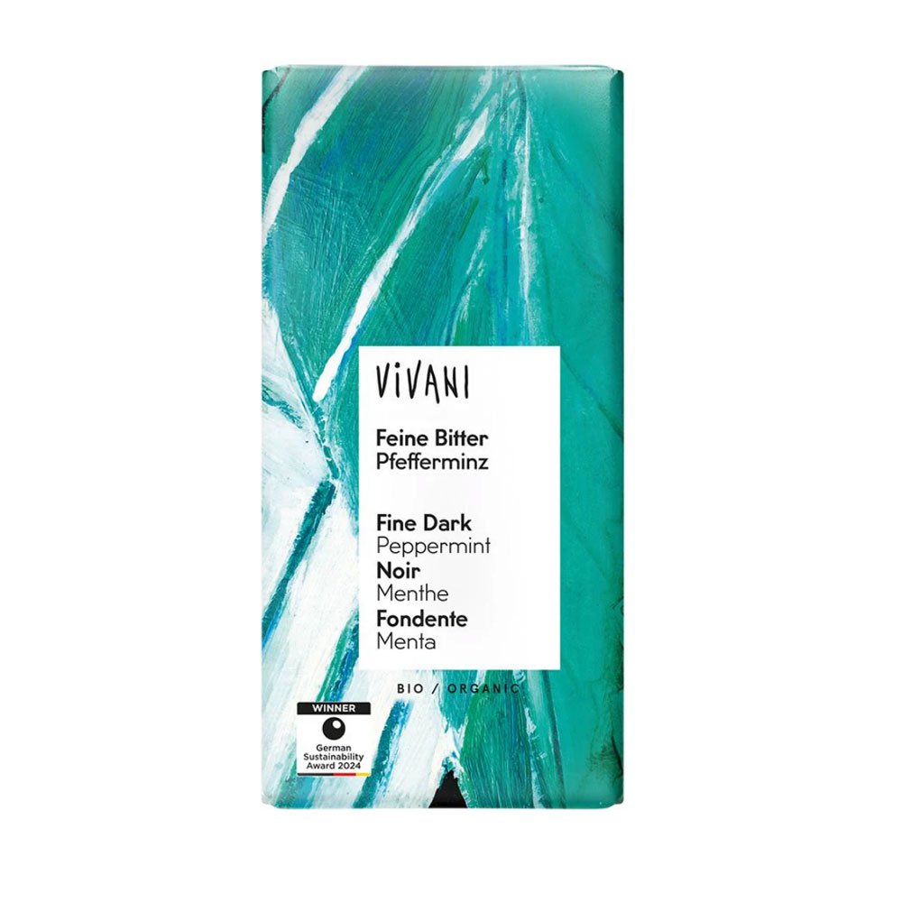 Organic Peppermint Chocolate Vivani 10x100g Organic Peppermint Chocolate Vivani 10x100g