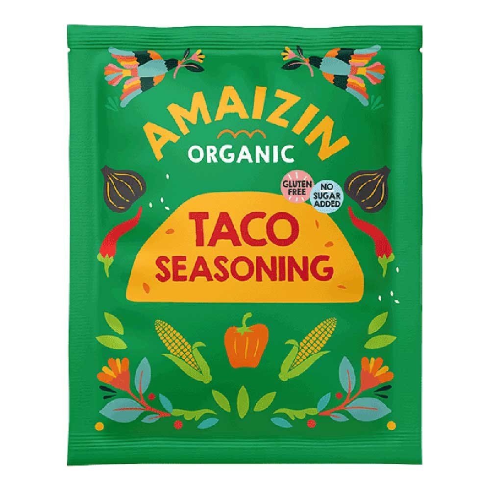 Organic Taco Seasoning - packet Amaizin 27g Organic Taco Seasoning - packet Amaizin 27g