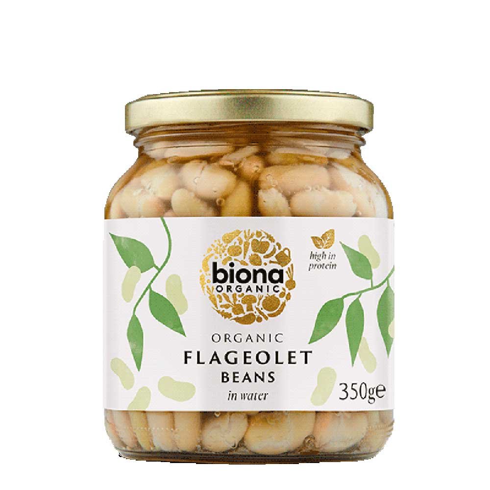 Organic Jar Flageolet Biona 350g Organic Jar Flageolet Biona 350g