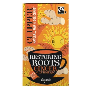 Organic Ginger & Turmeric Clipper 4x20bags