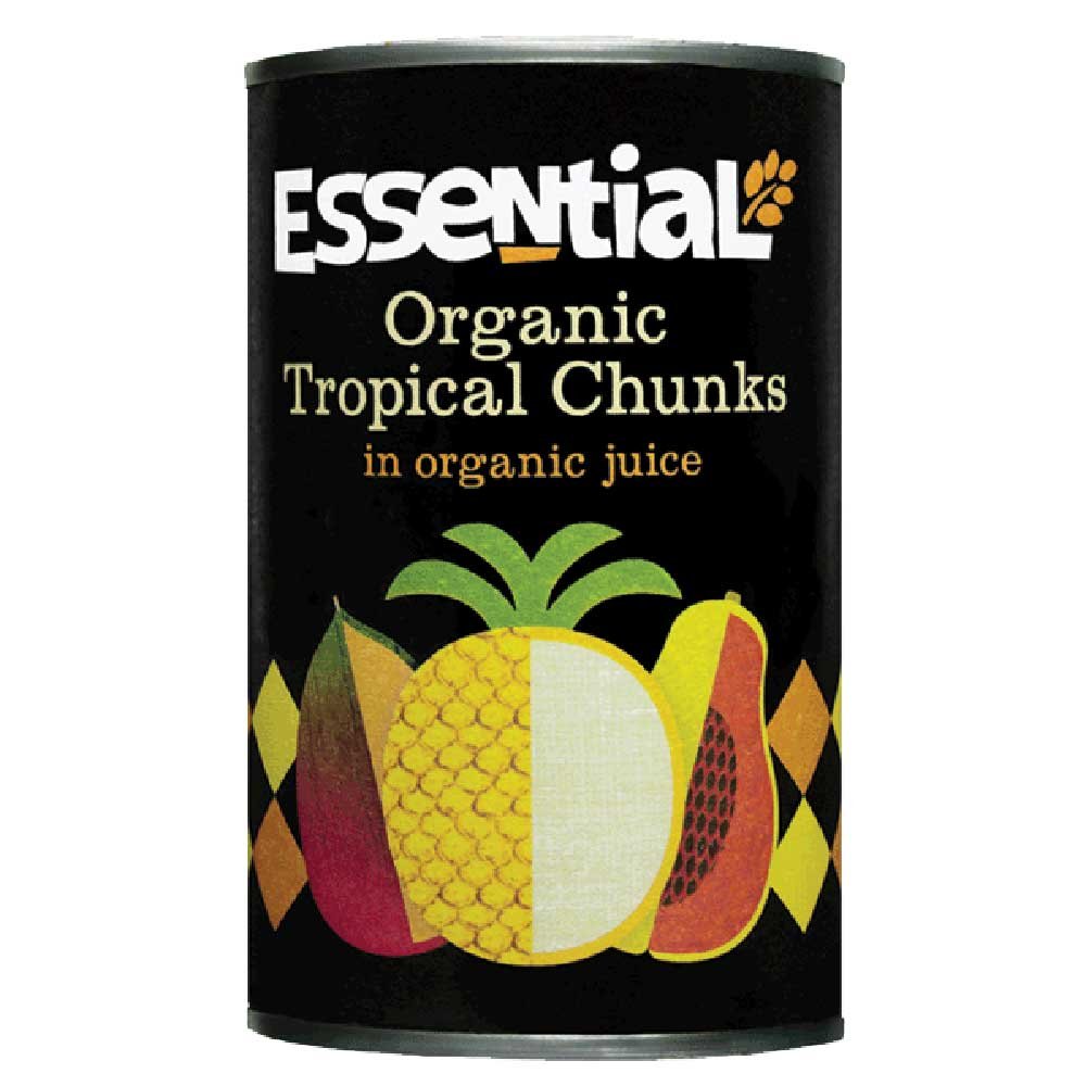 Organic Tropical Fruits in juice Essential 400g Organic Tropical Fruits in juice Essential 400g